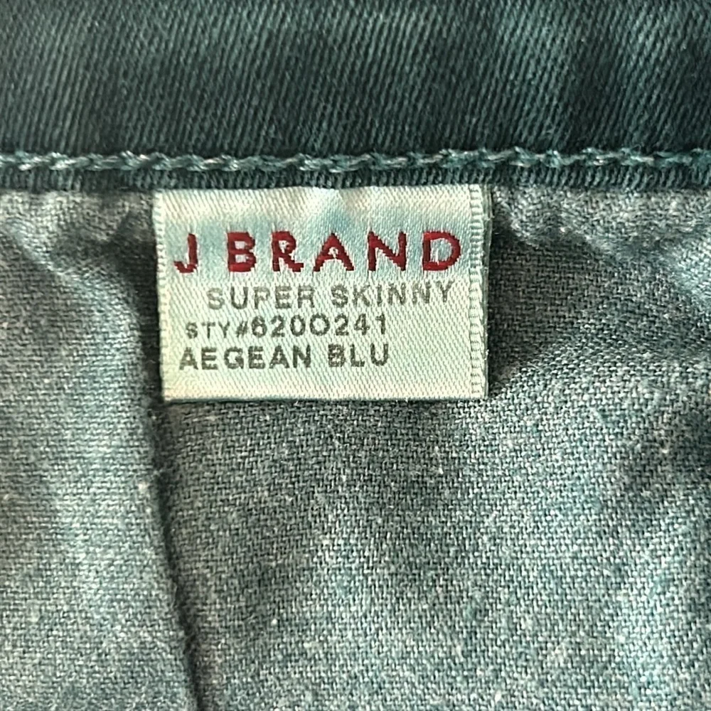 J Brand Super Skinny jeans AEGEAN BLU size 25